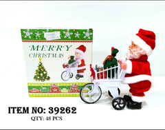 39262  HỘP NOEL PIN ĐẨY XE CHỞ GIỎ QUÀ
