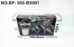 555-BX001  HỘP BẾP INOX (1 NỒI, 1 NỒI CAO, 1 CHẢO, 1 RỔ, BAO TAY, GIÁ) Kitchen 555-BX002, 555-BX003, 555-BX004, 555-BX005, 555-BX006