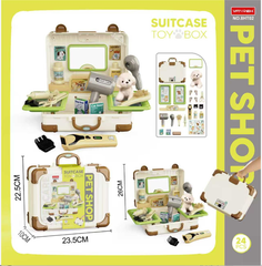 8HT02  HỘP VALI CHĂM SÓC THÚ CƯNG, MÁY SẤY, KIM TIÊM