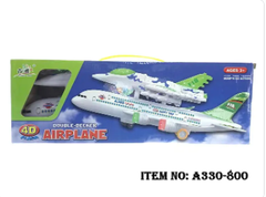 A330-800  HỘP MÁY BAY RÁP CÁNH CHỞ MÁY BAY PIN ĐÈN