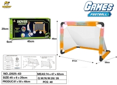 J2025-63  HỘP KHUNG THÀNH BÓNG ĐÁ + BANH + ỐNG BƠM