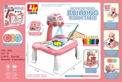 J9002  HỘP BẢNG XÓA PIN ĐÈN CHIẾU HÌNH XE CỨU THƯƠNG + VIẾT CHÌ MÀU