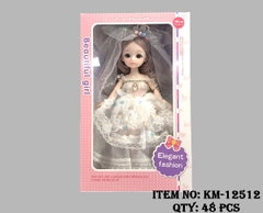 KM-12512  HỘP BABY 1C CÔ DÂU KHỚP, MẮT THỦY TINH