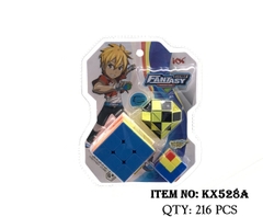 KX528A  VỈ ÉP RUBIC 3C (1C LỚN, 1C NHỎ, 1C TRÁI TIM)