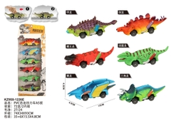 KZ958-1226E  VỈ HỘP XE KHỦNG LONG TRỚN 6C ĐỦ MẪU