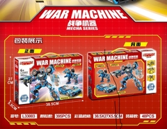 L33003  HỘP LOGO RÁP ROBO BIẾN HÌNH XE HƠI, KHỦNG LONG 395 MIẾNG