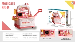 L666-111A  HỘP XE ĐẨY KỆ BÁC SĨ THỎ, MẮT KIẾNG, KIM TIÊM