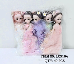 LX3104  TÚI BABY 1C CÁNH KHỚP, MẮT THỦY TINH