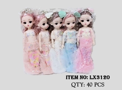 LX3120  TÚI BABY 1C NGƯỜI CÁ KHỚP, MẮT THỦY TINH