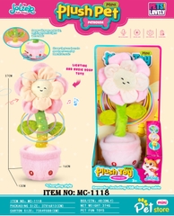 MC-1118  HỘP BÔNG HOA BÔNG PIN NHẠI TIẾNG + THẢY VÒNG