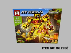 MG1258  HỘP LOGO RÁP ROBO MY WORLD 437 MIẾNG