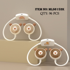MLS6152K  HỘP QUẠT PIN ĐEO CỔ GẤU + SẠC USB