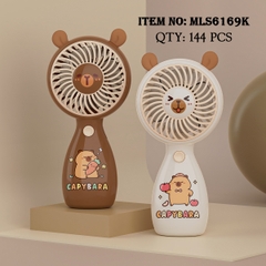 MLS6169K  HỘP QUẠT PIN CAPYBARA + SẠC USB