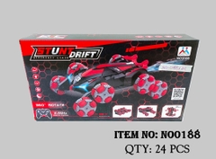 NO0188  HỘP XE ĐỊA HÌNH 8 BÁNH ĐIỀU KHIỂN 7 ĐỘNG TÁC, PHUN KHÓI, CÓ SẠC