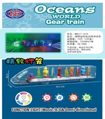 NR617-167AP  TÚI TÀU LỬA BÁNH RĂNG PIN NHẠC ĐÈN