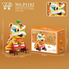P1182  HỘP LOGO RÁP MÚA LÂN ĐỨNG GHẾ 1468 MIẾNG