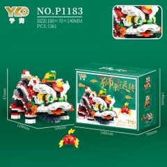 P1183  HỘP LOGO RÁP MÚA LÂN NẰM 1361 MIẾNG