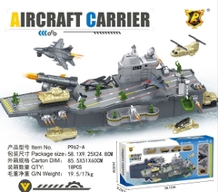 P962-A  HỘP TÀU SÂN BAY, XE TĂNG, LÍNH MÔ HÌNH