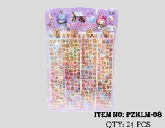 PZKLM-08F TÚI 20 MIẾNG DÁN STICKER ĐỦ MẪU