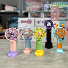 SY958D  HỘP QUẠT PIN SANRIO ĐẾ ĐIỆN THOẠI + SẠC USB