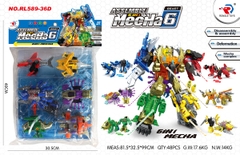 RL589-36D  TÚI RÁP ROBO BIẾN HÌNH THÚ 6C