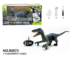 RS073  HỘP KHỦNG LONG ĐIỀU KHIỂN PHUN KHÓI, CÓ SẠC