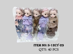 S-12CY-29  TÚI BABY 1C KHỚP, MẮT THỦY TINH