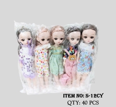 S-12CY  TÚI BABY 1C  KHỚP, MẮT THỦY TINH