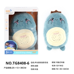 TG8408-6  HỘP NHỒI BÔNG PIN KHỦNG LONG NHẠC ĐÈN