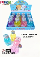 TNJ-B0264  HỘP 12 HŨ SLIME TRONG KIM TUYẾN BÌNH NƯỚC