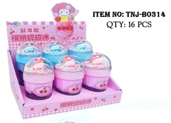 TNJ-B0314  HỘP 6 HŨ SLIME SỮA HẠT XỐP