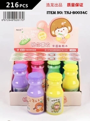 TNJ-B0034C  HỘP 12 HŨ SLIME SỮA BÌNH NƯỚC