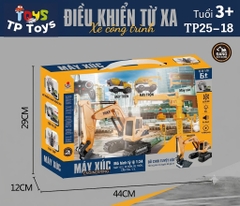 TP25-18  HỘP XE CÔNG TRÌNH CÀO ĐIỀU KHIỂN 7 ĐỘNG TÁC, CÓ SẠC (TIẾNG VIỆT)