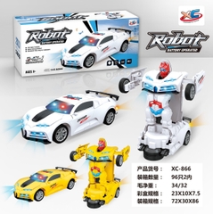 XC-866  HỘP XE HƠI PIN BIẾN HÌNH ROBO