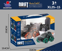 XL25-15  HỘP XE ĐỊA HÌNH CHIẾN ĐẤU ĐIỀU KHIỂN 7 ĐỘNG TÁC, CÓ SẠC, PHUN KHÓI, BÁNH XOẮN TP25-