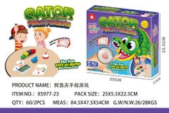XS977-23  HỘP TRÒ CHƠI CÁ SẤU KẸP NGÓN TAY