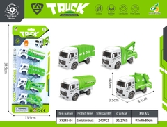 XY348-B4  VỈ XE CÔNG TRÌNH HỐT RÁC TRỚN 4C ĐỦ MẪU