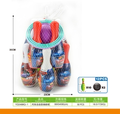 YD2488Q-1  LƯỚI BOWLING XE CAR (2 BANH, 10 BOWLING)