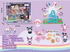 YQ8506  HỘP ĐU QUAY CÔNG VIÊN + 5C SANRIO + BÀN + GHẾ
