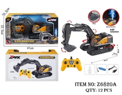 Z6820A  HỘP XE CÔNG TRÌNH CÀO BÁNH XÍCH ĐIỀU KHIỂN 7 ĐỘNG TÁC, CÓ SẠC, PHUN KHÓI