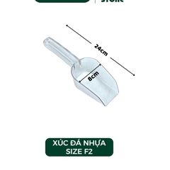 Xúc đá Nhựa F2 Trung 24x8cm - T120 -K