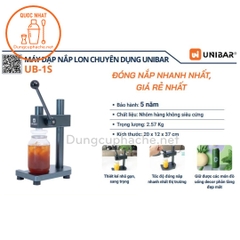 Máy dập nắp lon Unibar UB1S +10%