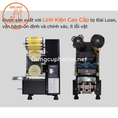 Máy dập màn ly cốc tự động Unibar UBS-810 (dập nắp cốc 1000ml) +10%