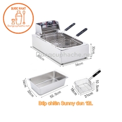 Bếp chiên đơn Sunny 12L