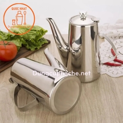 Bình rót trà inox cổ cao 2 LÍT  +10%