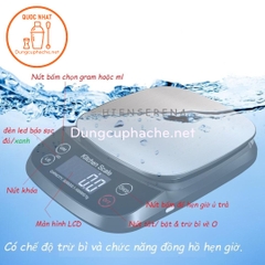 Cân điện tử Chống Nước C136 5Kg (Dùng sạc và pin) - T30 -10%