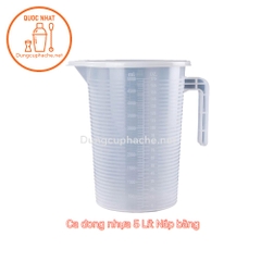 Ca đong nhựa Nắp bằng 5 Lít - T40 -8%
