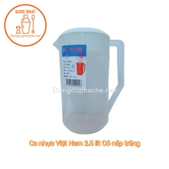 Ca nhựa 2.5 Lít NẮP TRẮNG - T36 -8%