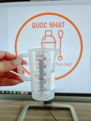 Ca đong nhựa PP Vạch đen 100ml +8% (MỚI)