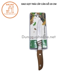 Dao cắt gọt Cherry cán gỗ 20cm +8%